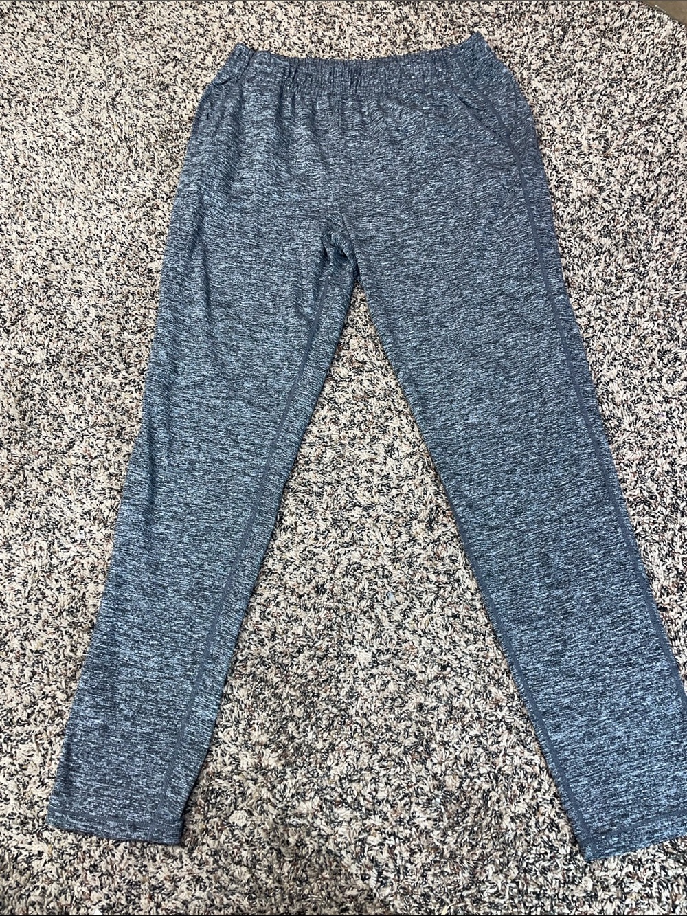 Members Mark Gray Elastic-Waist Active Straight Leg Lounge Pants GUC